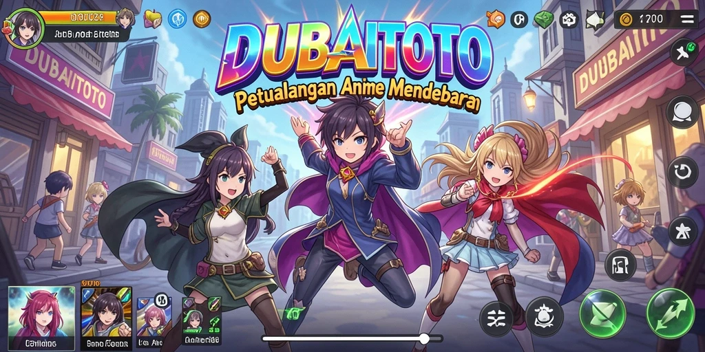 Screenshot DUBAITOTO menampilkan aksi seru dalam dunia Anime yang penuh warna.