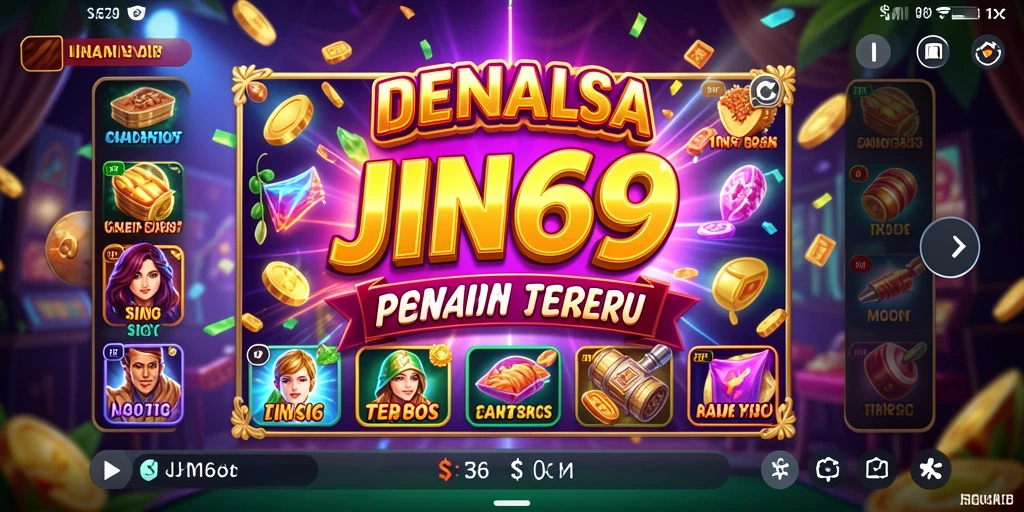 Screenshot gameplay JIN69 menampilkan keseruan permainan Slot.