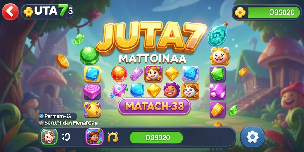 Tampilkan gameplay seru dari JUTA7 yang membuat permainan semakin menarik.