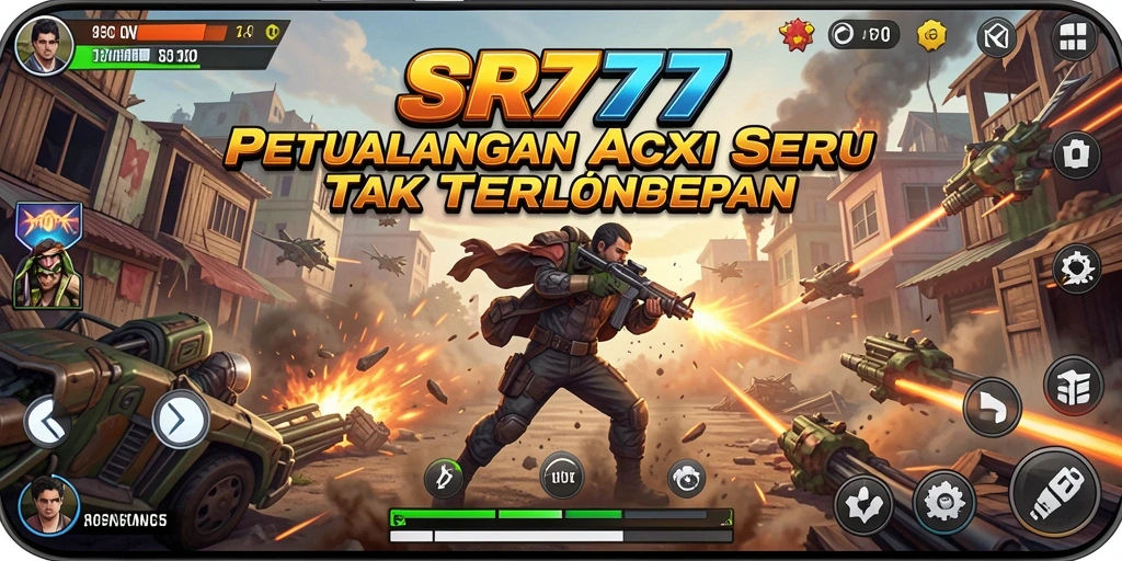 Tangkapan layar menunjukkan aksi mendebarkan dalam permainan SR777.