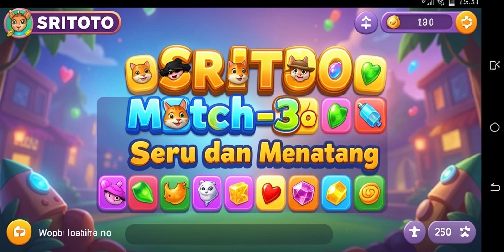 Tampilan menarik dari gameplay SRITOTO yang penuh warna.
