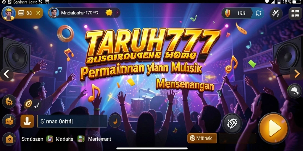 Screenshot gameplay TARUH777 menampilkan pengalaman musik yang menyenangkan.
